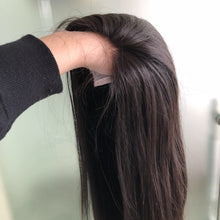 Load image into Gallery viewer, PREMIUM QUALITY 10-20 Inches 13&quot; x 4&quot; Straight Free Part Full frontal Lace Closure #1B Natural Black
