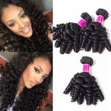 Load image into Gallery viewer, PREMIUM QUALITY 12-26 inches Funmi Egg curls 100% Virgin Indian Hair colur 1B Natural Black
