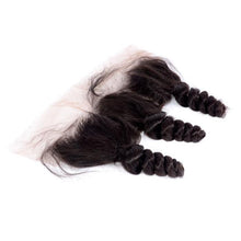 Load image into Gallery viewer, Loose wave full frontal closure 13x4 width, ear to ear.
