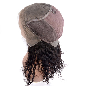 PREMIUM QUALITY #1B 14-24 Inches 13x6 Full Frontal Lace Wig 14-24 Inches Deep Curly wig
