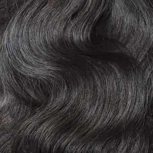 LUXURY PLATINUM 16 to 26 Inches #1B Jet Black 10 pieces Body wave Clip In Human Hair Extensions