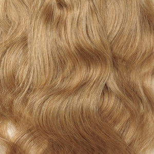 LUXURY PLATINUM 16 to 26 Inches Colour #27 Strawberry blonde 10 pieces Body wave Clip In Human Hair Extensions