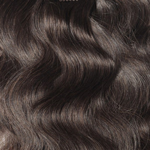 LUXURY PLATINUM 16 to 26 Inches Colour #4 Coffee brown 10 pieces Body wave Clip In Human Hair Extensions