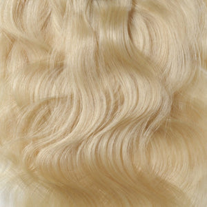 LUXURY PLATINUM 16 to 26 Inches Colour #613 Light blonde 10 pieces Body wave Clip In Human Hair Extensions