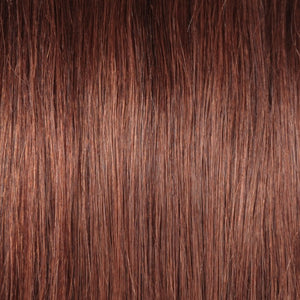 LUXURY PLATINUM 16 to 26 Inches Colour #33 Coffee brown 10 pieces Straight Clip In Human Hair Extensions