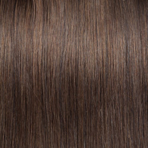 LUXURY PLATINUM 16 to 26 Inches Colour #4 Coffee brown 10 pieces Straight Clip In Human Hair Extensions