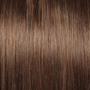 LUXURY PLATINUM 16 to 26 Inches Colour #8 Light brown 10 pieces Straight Clip In Human Hair Extensions
