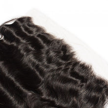 Load image into Gallery viewer, PREMIUM QUALITY 10-20 Inches 13&quot; x 4&quot; Body wave Free Part Full frontal Lace Closure #1B Natural Black
