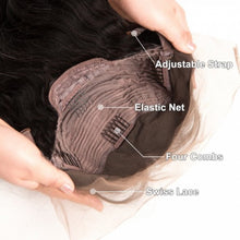 Load image into Gallery viewer, PREMIUM QUALITY #1B  Undetectable Transparent 13x6 Lace Wig 14-24 Inches Straight Brazilian wig
