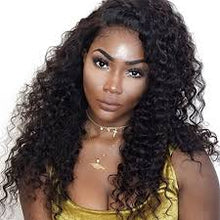 Load image into Gallery viewer, PREMIUM QUALITY 10-30 Inches Deep Wave 100% Virgin Peruvian Hair 1B Natural Black
