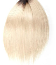 Load image into Gallery viewer, PREMIUM QUALITY LUXE WEFT 16-24 Inches Ombre Human Hair Colour #1B/613 Straight
