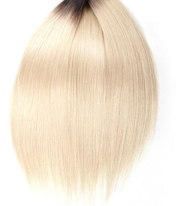 PREMIUM QUALITY LUXE WEFT 16-24 Inches Ombre Human Hair Colour #1B/613 Straight