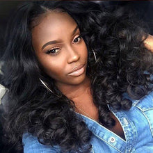 Load image into Gallery viewer, PREMIUM QUALITY 10-30 Inches Loose Wave 100% Indian Human Hair 1B Natural Black
