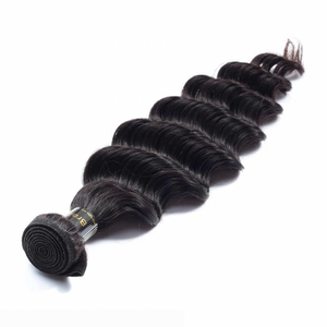 PREMIUM QUALITY 12-26 Inches Loose Deep wave 100% Virgin Peruvian Hair Colour 1B Natural Black