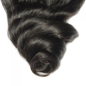 PREMIUM QUALITY 10-20 Inch 4" x 4" Loose Wavy Free Part Lace Closure #1B Natural Black