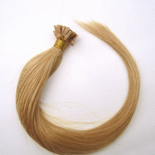 Load image into Gallery viewer, PREMIUM QUALITY 16-24 Inches Straight Nail Tip Remy Human Hair Extensions colour #27 Strawberry Blonde
