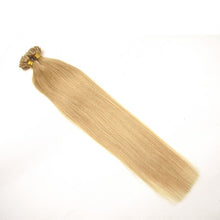 Load image into Gallery viewer, PREMIUM QUALITY 16-24 Inches Straight Nail Tip Remy Human Hair Extensions colour #27 Strawberry Blonde
