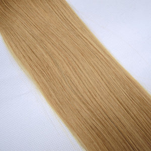 PREMIUM QUALITY 16-24 Inches Straight Nail Tip Remy Human Hair Extensions colour #27 Strawberry Blonde