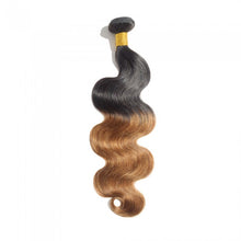 Load image into Gallery viewer, PREMIUM QUALITY LUXE WEFT 16-26 Inches Body Wave Ombre Human Hair Colour #1B/30
