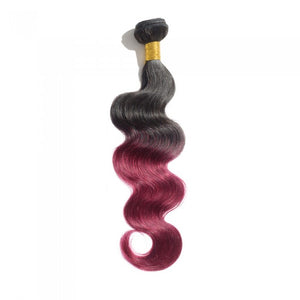 PREMIUM QUALITY LUXE WEFT 16-26 Inches Body Wave  Ombre Human Hair Colour #1B/99J