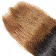 Load image into Gallery viewer, PREMIUM QUALITY LUXE WEFT 16-26 Inches Straight Ombre Human Hair Colour #1B/30
