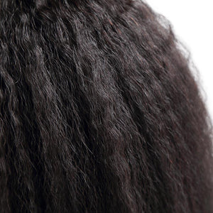 10AA GRADE QUALITY 10-28 Inches Indian Kinky straight 100% Human Hair Colour 1B Natural Black