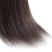 Load image into Gallery viewer, 10AA GRADE QUALITY 10-28 Inches Indian Kinky straight 100% Human Hair Colour 1B Natural Black
