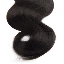 Load image into Gallery viewer, PREMIUM QUALITY LUXE WEFT 16-26 Inches Body Wave Coloured 100% Virgin Remy Human Hair Colour 1B Natural Black
