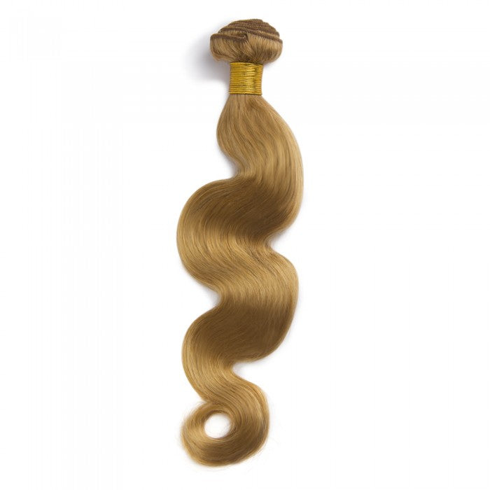 PREMIUM QUALITY LUXE WEFT 16-26 Inches Body Wave Coloured Remy Human Hair Colour 27 Strawberry Blonde