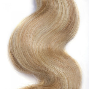 PREMIUM QUALITY LUXE WEFT 16-26 Inch Body Wave Coloured Remy Human Hair #27/613