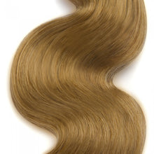 Load image into Gallery viewer, PREMIUM QUALITY LUXE WEFT 16-26 Inches Body Wave Coloured Remy Human Hair Colour 27 Strawberry Blonde
