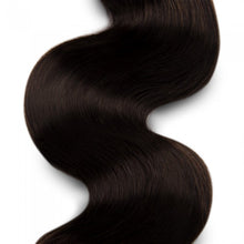 Load image into Gallery viewer, PREMIUM QUALITY LUXE WEFT 16-26 Inches Body Wave Coloured 100% Virgin Remy Human Hair Colour 2 Darkest Brown
