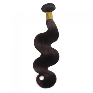 PREMIUM QUALITY LUXE WEFT 16-26 Inches Body Wave Coloured 100% Virgin Remy Human Hair colour 4 Chocolate Brown