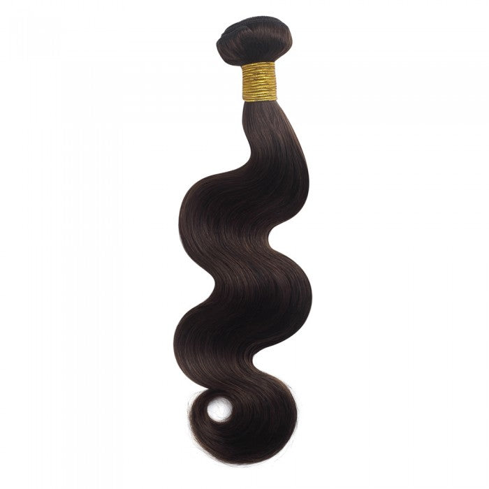PREMIUM QUALITY LUXE WEFT 16-26 Inches Body Wave Coloured 100% Virgin Remy Human Hair colour 4 Chocolate Brown