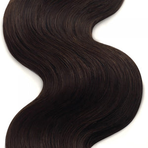 PREMIUM QUALITY LUXE WEFT 16-26 Inches Body Wave Coloured 100% Virgin Remy Human Hair colour 4 Chocolate Brown