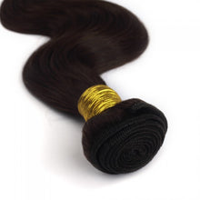 Load image into Gallery viewer, PREMIUM QUALITY LUXE WEFT 16-26 Inches Body Wave Coloured 100% Virgin Remy Human Hair colour 4 Chocolate Brown
