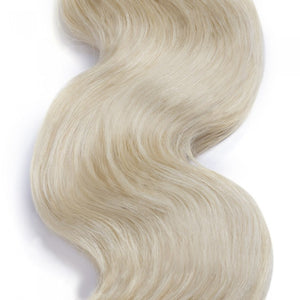 PREMIUM QUALITY LUXE WEFT 16-26 Inches Body Waves Coloured Remy Human Hair #60 White Blonde