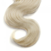 Load image into Gallery viewer, PREMIUM QUALITY LUXE WEFT 16-26 Inches Body Waves Coloured Remy Human Hair #60 White Blonde
