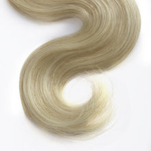 Load image into Gallery viewer, PREMIUM QUALITY LUXE WEFT 16-26 Inches Body Wave Coloured Remy Human Hair #613 Lightest Blonde
