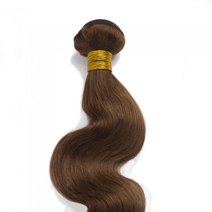 PREMIUM QUALITY LUXE WEFT 16-26 Inches Body Wave Coloured Remy Human Hair Colour 8 Light Ash Brown