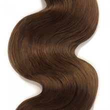 Load image into Gallery viewer, PREMIUM QUALITY LUXE WEFT 16-26 Inches Body Wave Coloured Remy Human Hair Colour 8 Light Ash Brown
