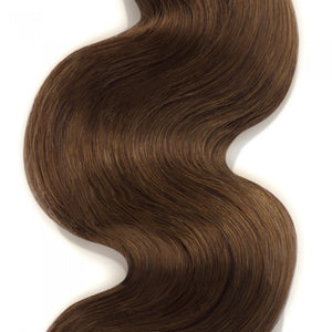 PREMIUM QUALITY LUXE WEFT 16-26 Inches Body Wave Coloured Remy Human Hair Colour 8 Light Ash Brown