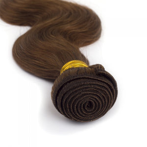 PREMIUM QUALITY LUXE WEFT 16-26 Inches Body Wave Coloured Remy Human Hair Colour 8 Light Ash Brown