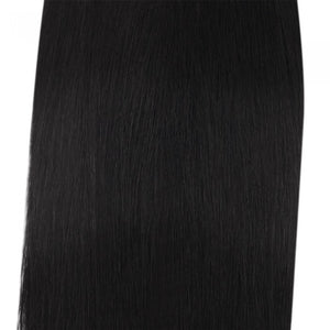 PREMIUM QUALITY LUXE WEFT 16-26 Inches Straight Coloured 100% Virgin Remy Human Hair colour 1 Jet Black
