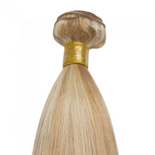 Load image into Gallery viewer, PREMIUM QUALITY LUXE WEFT 16-26 Inches Straight Coloured Remy Human Hair Colour #27/613

