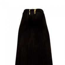 Load image into Gallery viewer, PREMIUM QUALITY LUXE WEFT 16-26 Inches Straight Coloured 100% Virgin Remy Human Hair colour 2 Dark Brown

