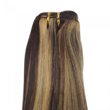 Load image into Gallery viewer, PREMIUM QUALITY LUXE WEFT 16-26 Inches Straight Coloured Remy Human Hair Colour 4/27
