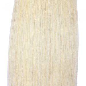 PREMIUM QUALITY LUXE WEFT 16-26 Inches Straight Coloured Remy Hair #60 White Blonde
