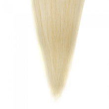 Load image into Gallery viewer, PREMIUM QUALITY LUXE WEFT 16-26 Inches Straight Coloured Remy Hair #60 White Blonde
