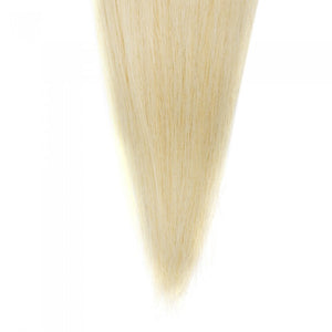 PREMIUM QUALITY LUXE WEFT 16-26 Inches Straight Coloured Remy Hair #60 White Blonde